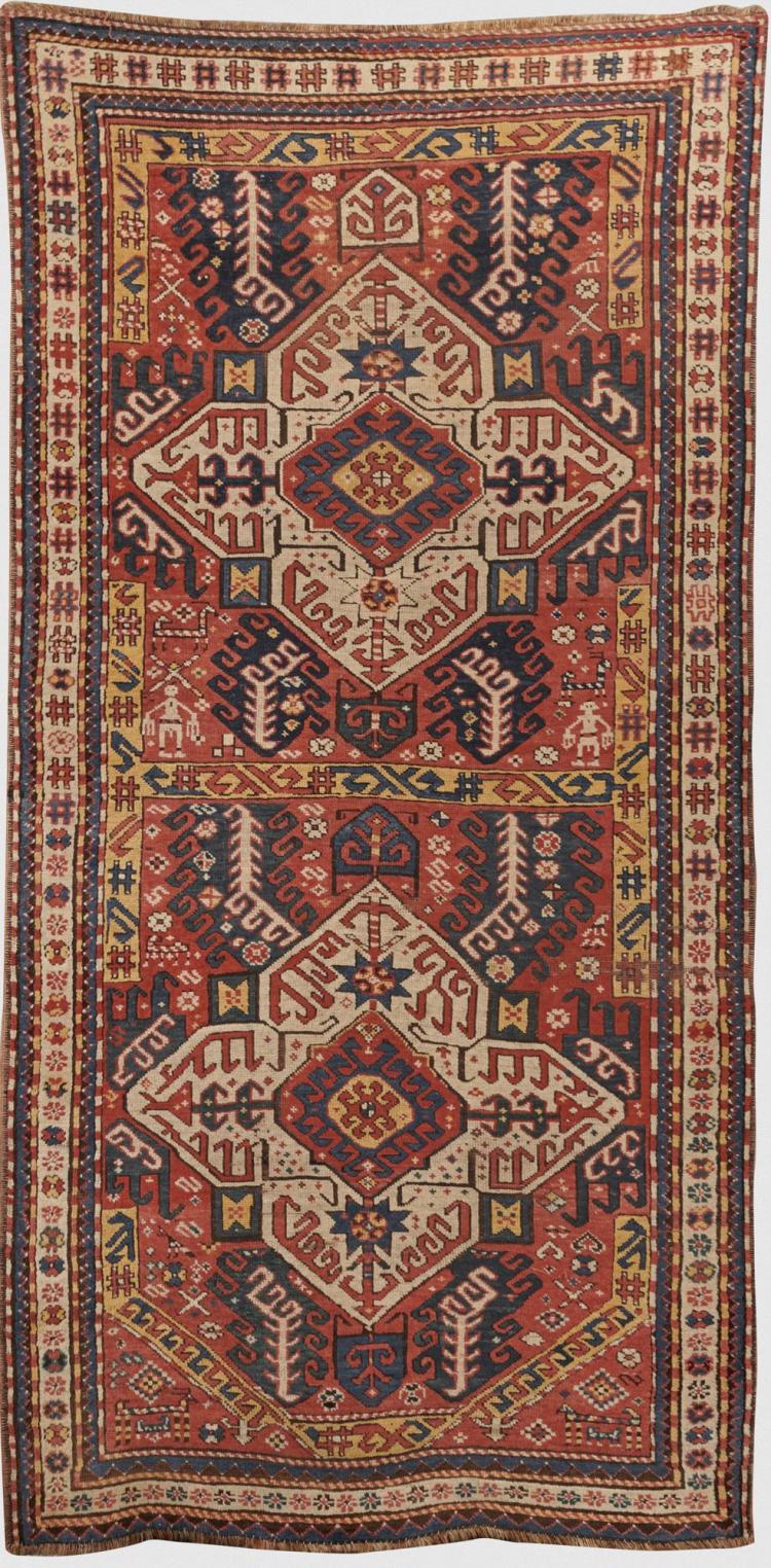 KAZAK RUG, CAUCASUS, CA. 1900; 8
