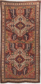 KAZAK RUG, CAUCASUS, CA. 1900;