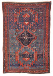 KAZAK RUG, CAUCASUS, CA. 1900K