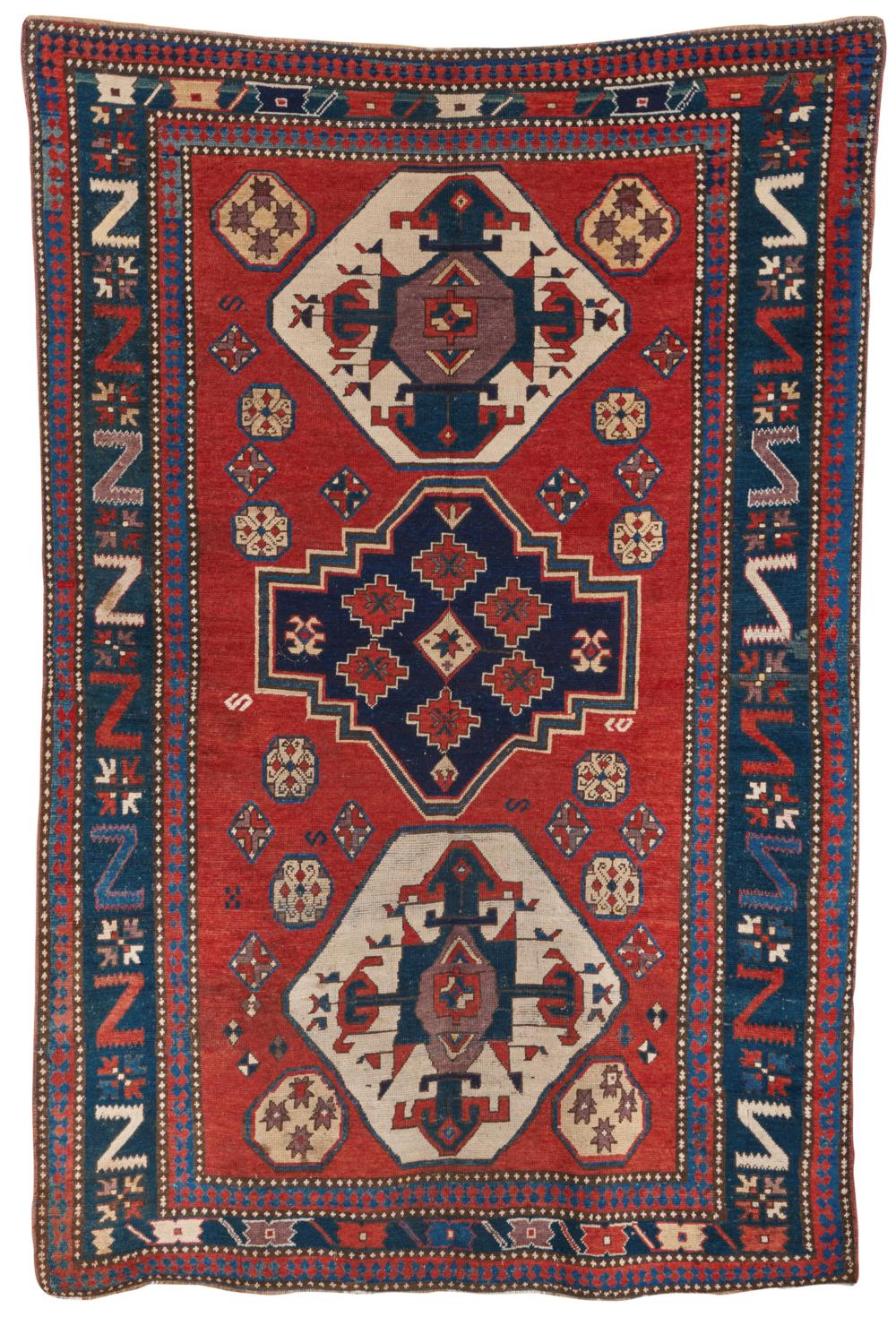 KAZAK RUG, CAUCASUS, LAST QUARTER