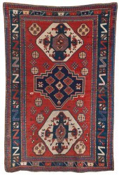 KAZAK RUG, CAUCASUS, LAST QUAR