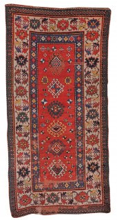 KAZAK RUG, CAUCASUS, MID 19TH