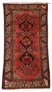 KAZAK RUG20th century, red fie