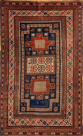 KAZAK RUG8 ft. 6 in. x 5 ft.,