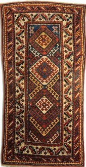 KAZAK RUGKazak geometric rug,