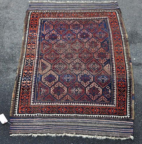 KAZAK RUGKazak rug. Pile wear,