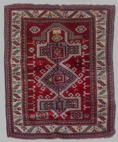 KAZAK TRIBAL WOOL RUGKAZAK TRI