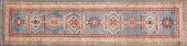 KAZAK TRIBAL WOOL RUNNERKAZAK