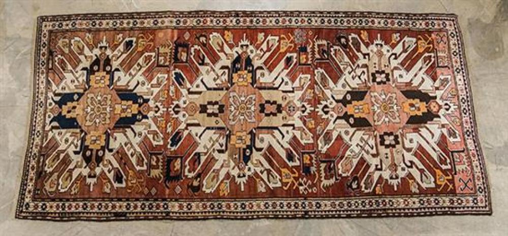 KAZAK TRIPLE DOUBLE-EAGLE RUG CIRCA