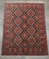 KAZAKH RUG, 9 FT 6 IN X 6 FT 4