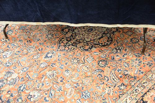 KAZVIN ORIENTAL CARPET, 7' X