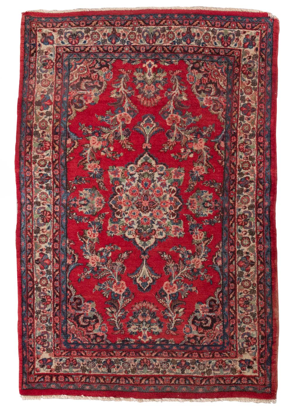 KAZVIN RUG: 4’6” X 6’9” CIRCA