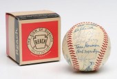 KC ATHLETICS TEAM SIGNED (MARI