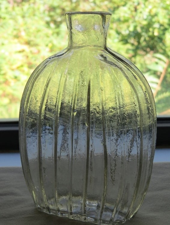 KEENE GLASS WORKS PT. CLEAR MELON