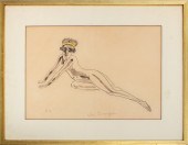 KEES VAN DONGEN "RECLINING NUD