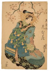 KEISAI EISEN (1790-1848) SCENE