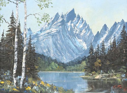 KEITH FAY (1920-2008) JENNY LAKE AT