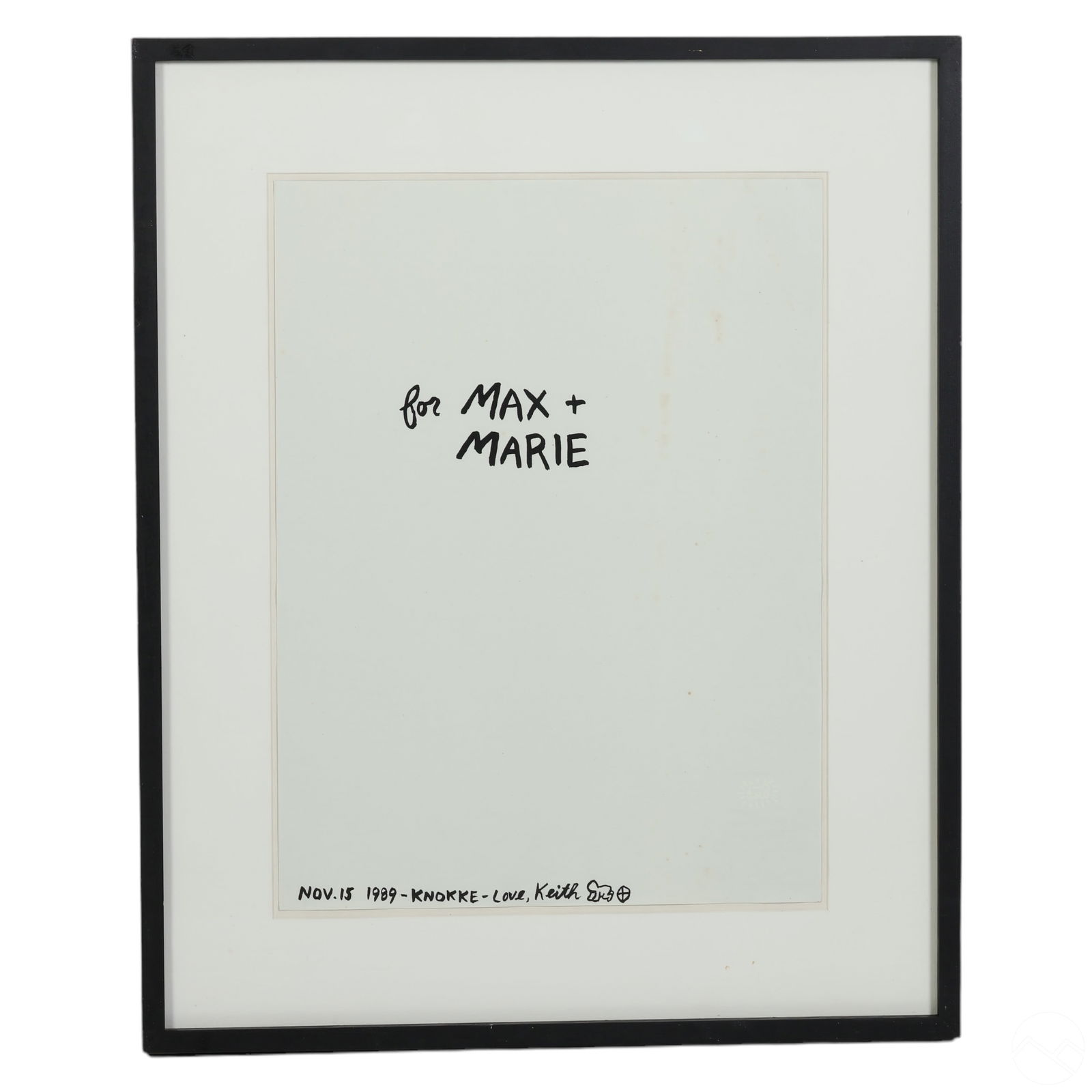 KEITH HARING 1958-1990 FOR MAX +