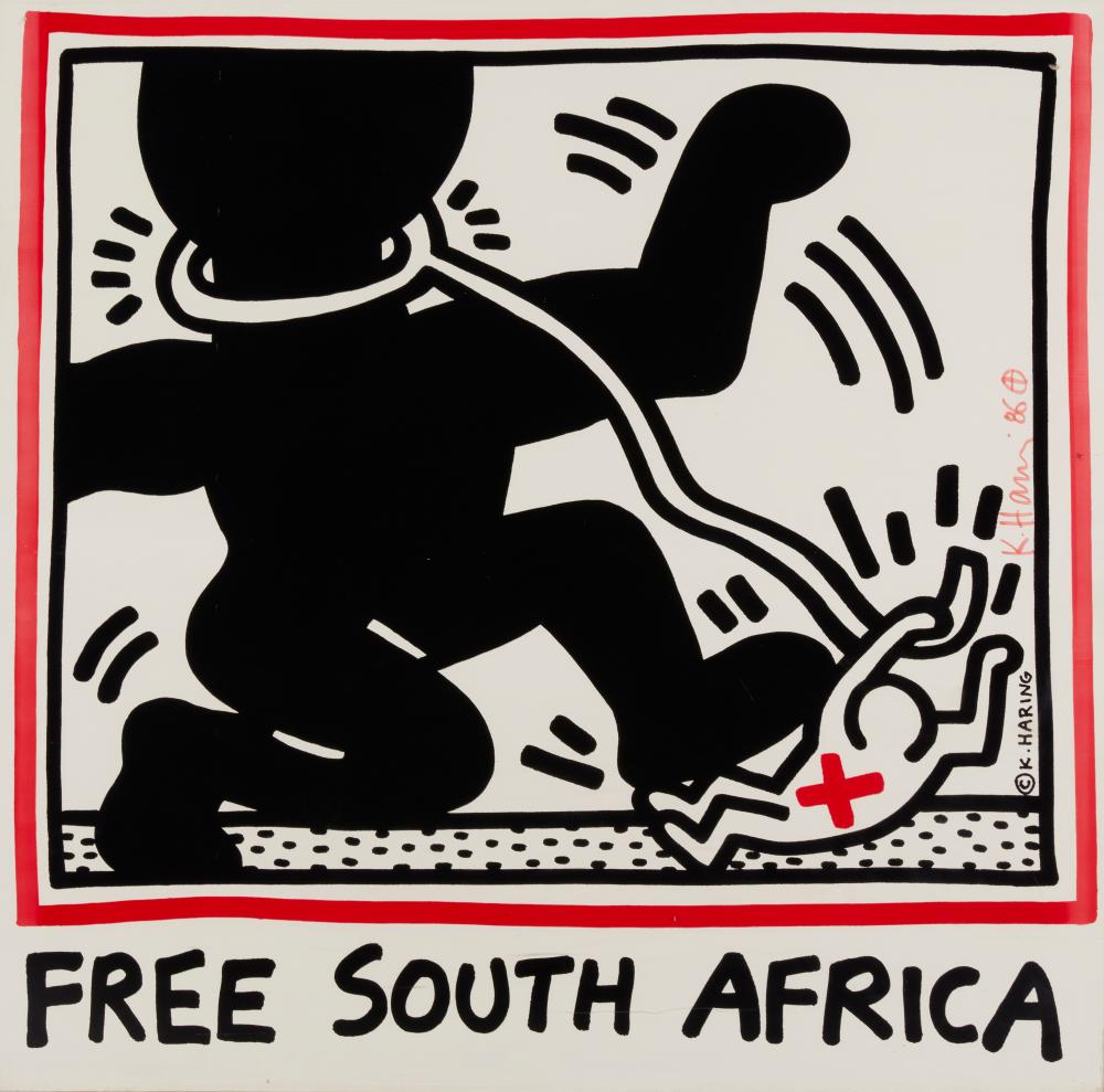 KEITH HARING (1958-1990), "FREE