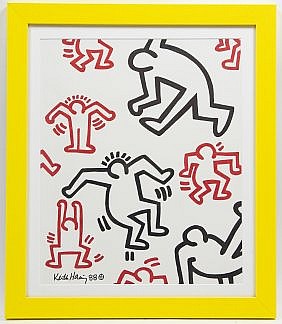 KEITH HARING (AMERICAN.