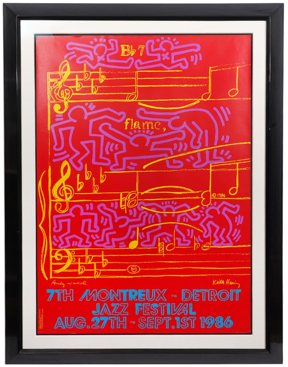 KEITH HARING AND ANDY WARHOL JAZZ