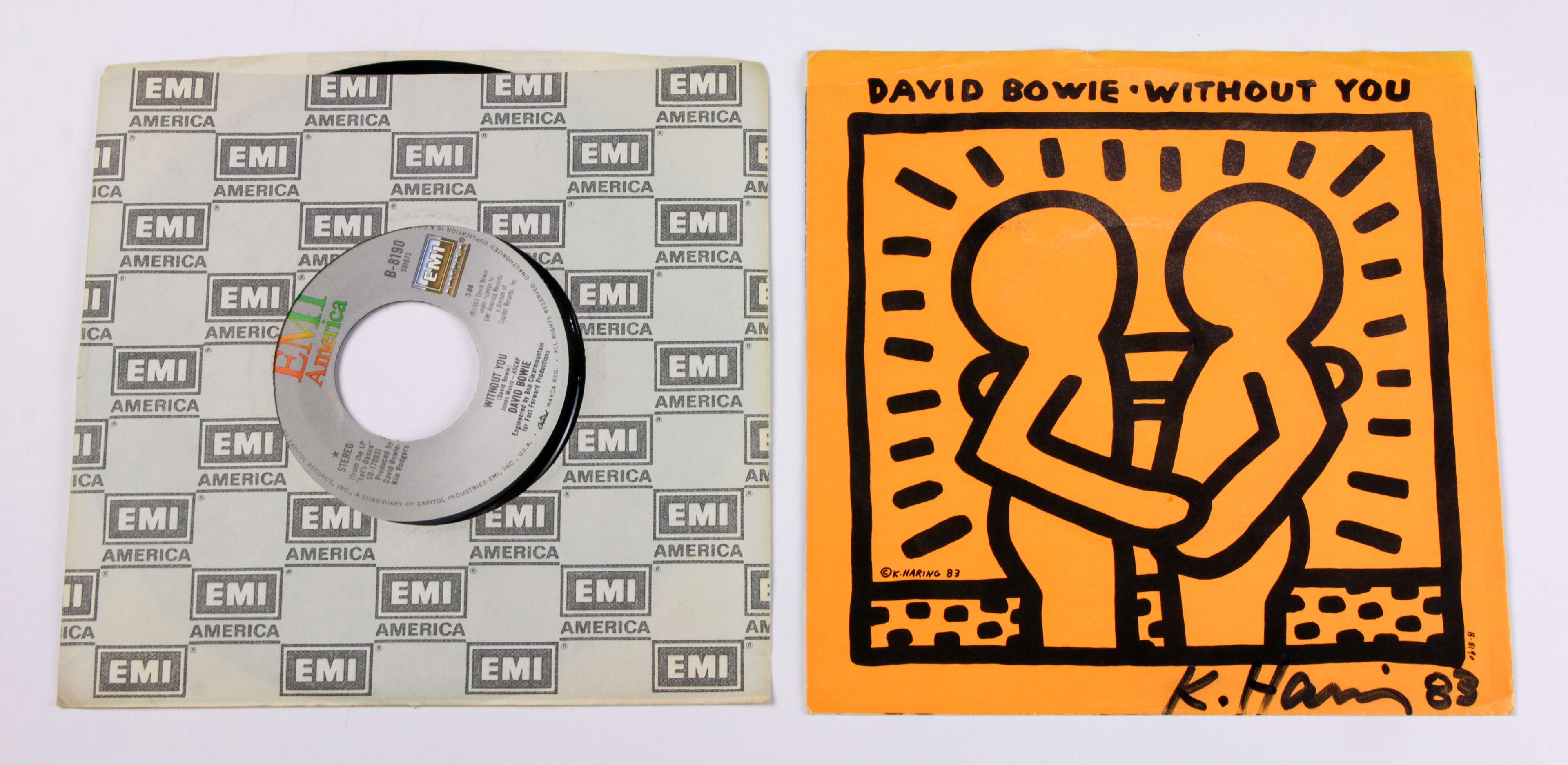 KEITH HARING AUTOGRAPHED DAVID