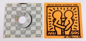 KEITH HARING AUTOGRAPHED DAVID