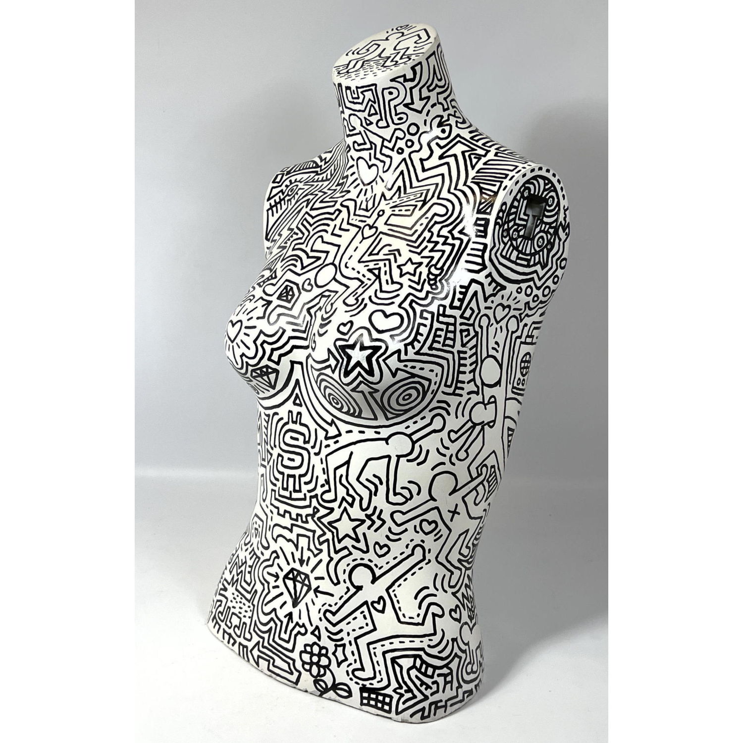 Keith Haring inspired graffiti