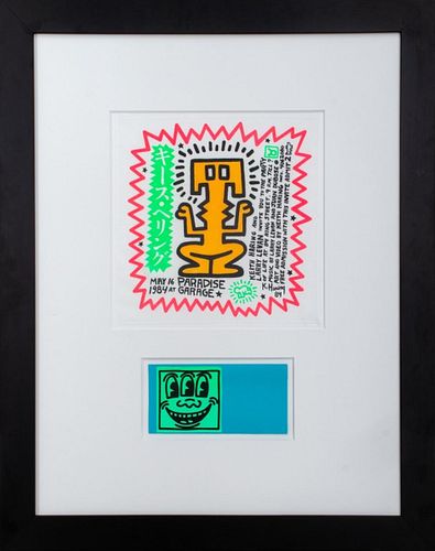 KEITH HARING &QUOT;INVITATION TO