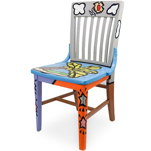 KEITH HARING STYLE PAINTED