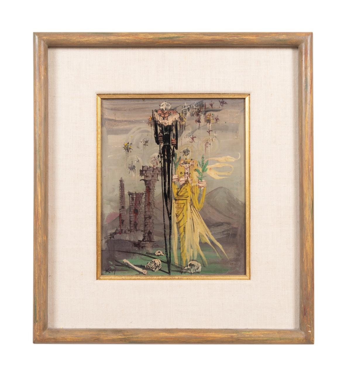 KEITH MARTIN 'HAMLET' 1945 OIL ON