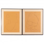 KEITH MORROW MARTIN. TWO DRAWI