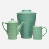 Keith Murray. vase, teapot, an