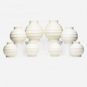 Keith Murray. vases, set of ei