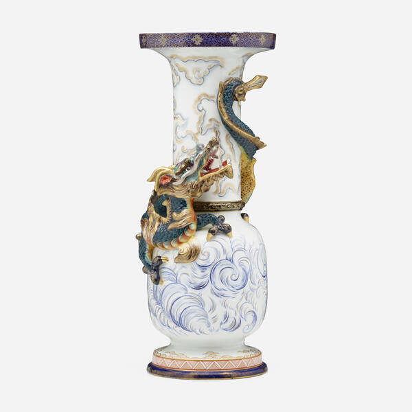 Keller et Guérin. Tall vase with
