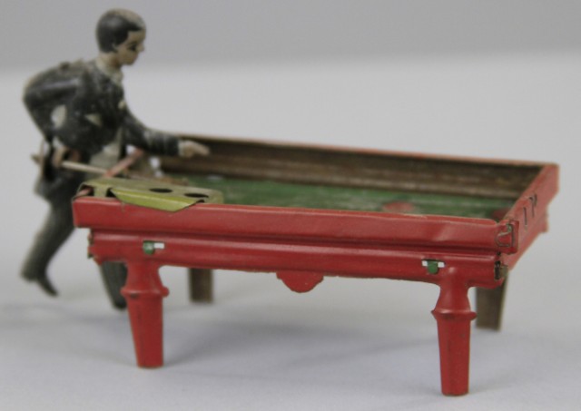 KELLERMAN BILLIARD PLAYER PENNY TOY