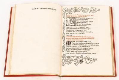 Kelmscott Press. Psalmi