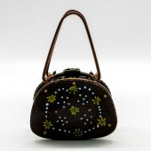 KELVIN CHEN ENAMEL HAND BAG PU