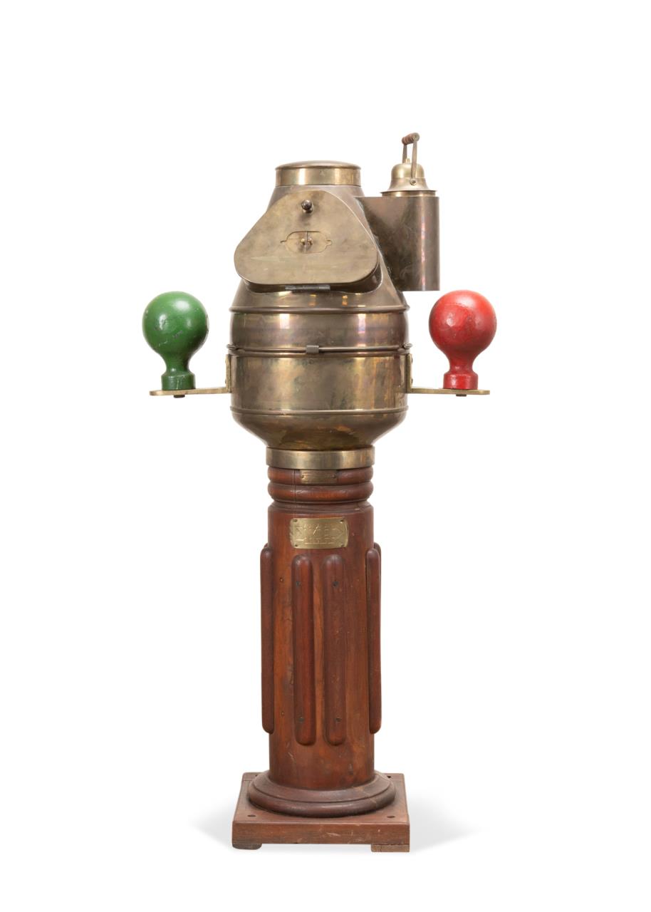 KELVIN & HUGHES SHIP'S BINNACLE,