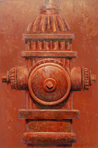 KEN BECK OIL ON PANEL
