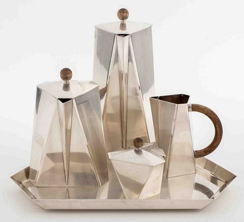 KEN BENSON MODERN SILVERPLATE TEA