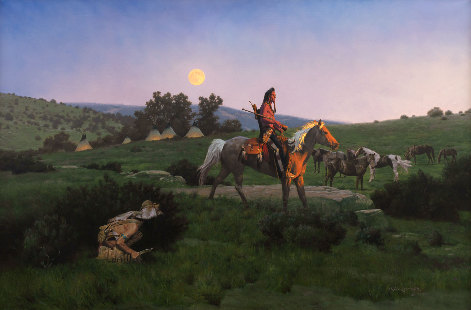KEN LAAGER (1953- ), HORSETHIEF
