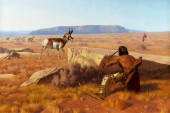 KEN LAAGER (1953-), PRONGHORN