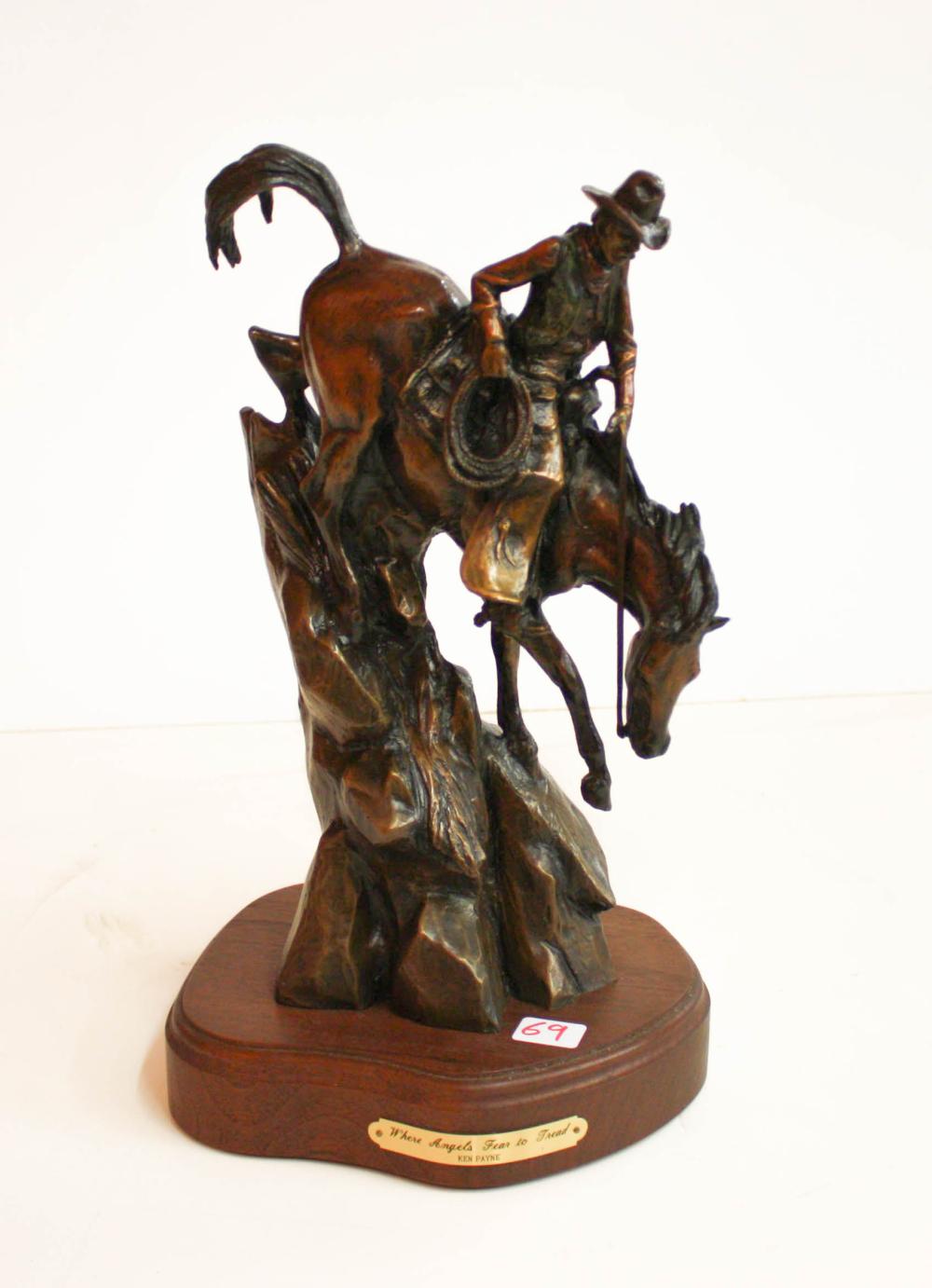 KEN PAYNE BRONZE SCULPTUREKEN PAYNE