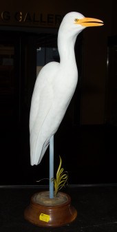 KEN SCHEELER CARVED WOOD CATTL