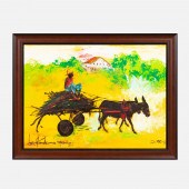 KEN SPENCER, JAMAICAN OIL ON C