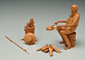 Kendall W. Martin carving, (No