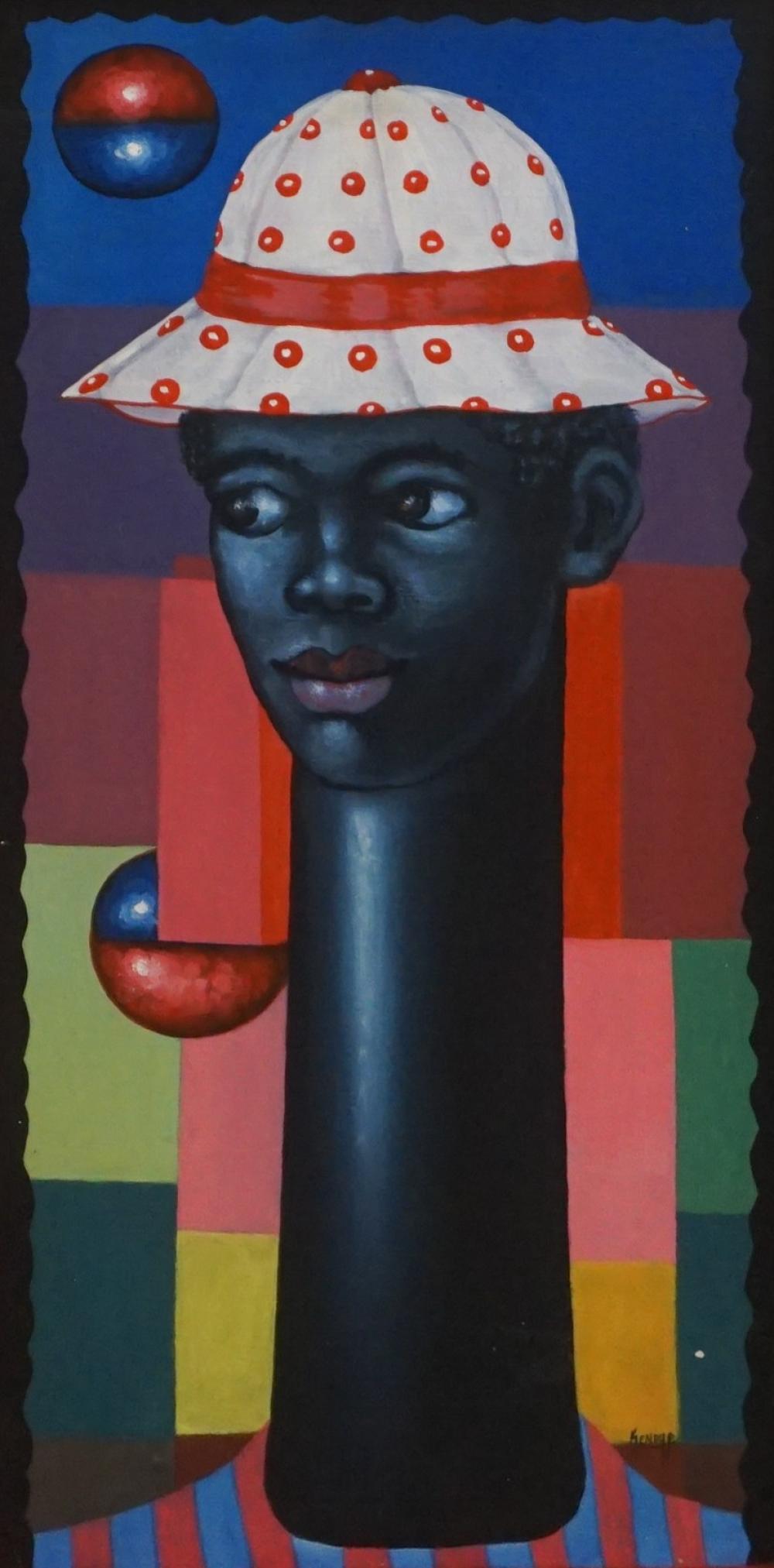 KENDY P., LONG-NECKED YOUNG MAN,