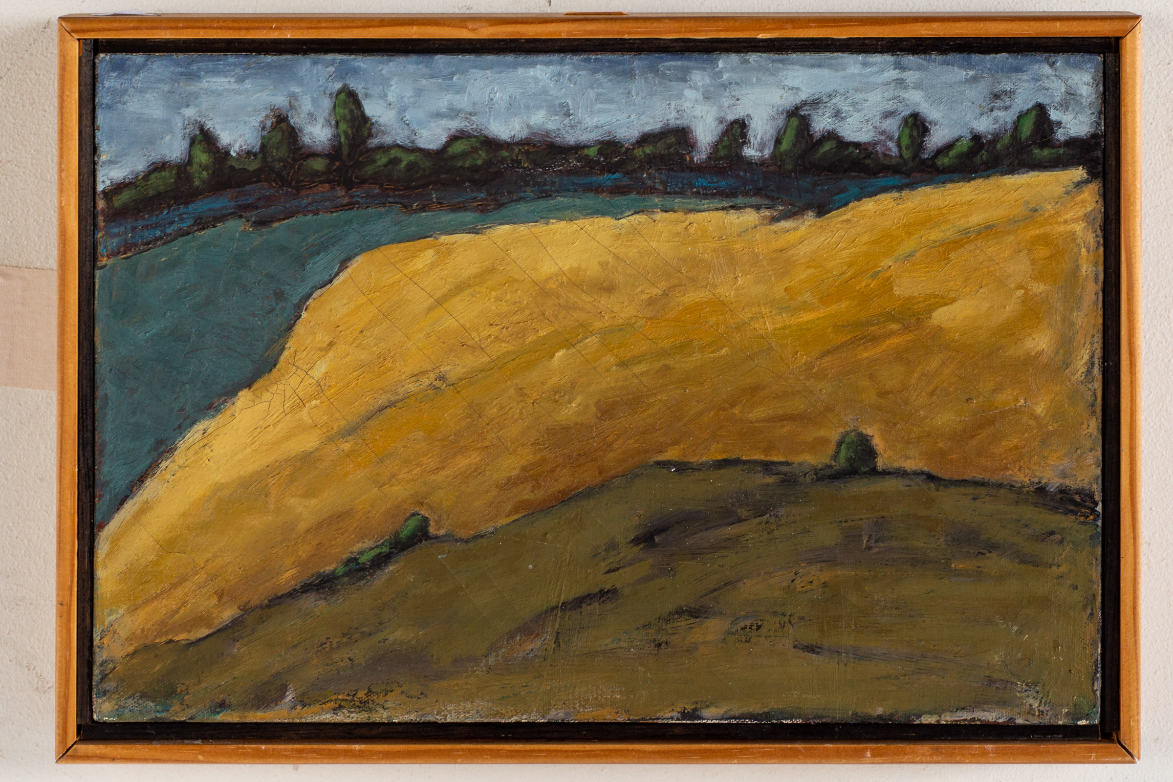 KENNETH HILKER. "VERMONT," OIL