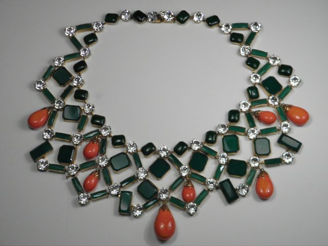 Kenneth Jay Lane bib necklace